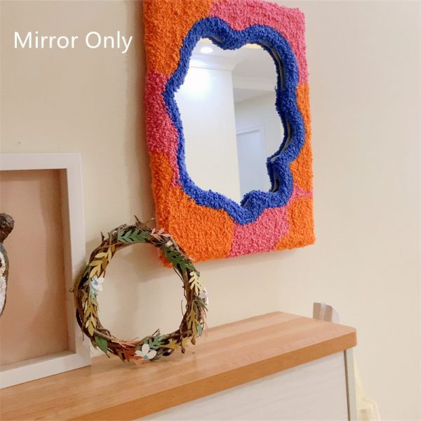 Home Fashion Plush Handmade DIY Mirror - Image 3