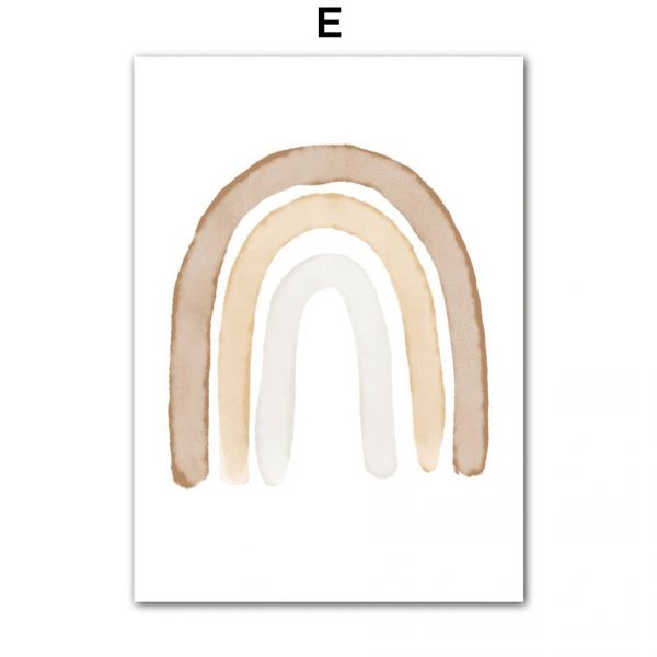 Elephant Butterfly Rainbow Wall Art Canvas Painting - Image 4