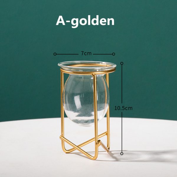 Transparent Glass Vase Home Desktop Decoration - Image 3