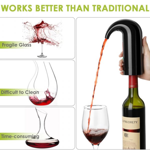 Portable Electric Wine Pourer Smart Wine Decanter Automatic Red Wine Pourer - Image 4