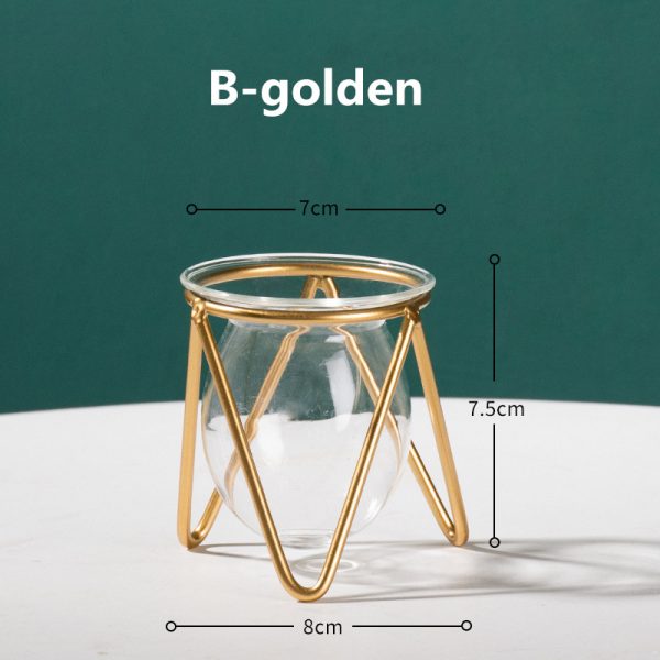 Transparent Glass Vase Home Desktop Decoration - Image 2
