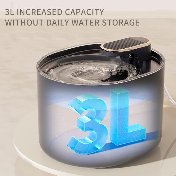 Automatic Pet Cat Water Fountain Mute Water Feeder Bowl USB Charge Auto Electric Feeder Pet Drinking Dispenser For Cat Dog Pet Products - Image 6
